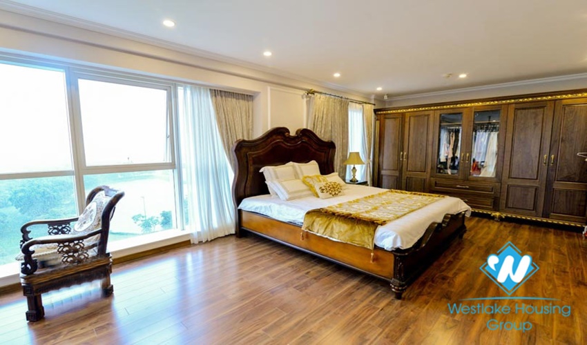 Nice design apartment with 4 bedrooms for rent in Ciputra, Ha Noi